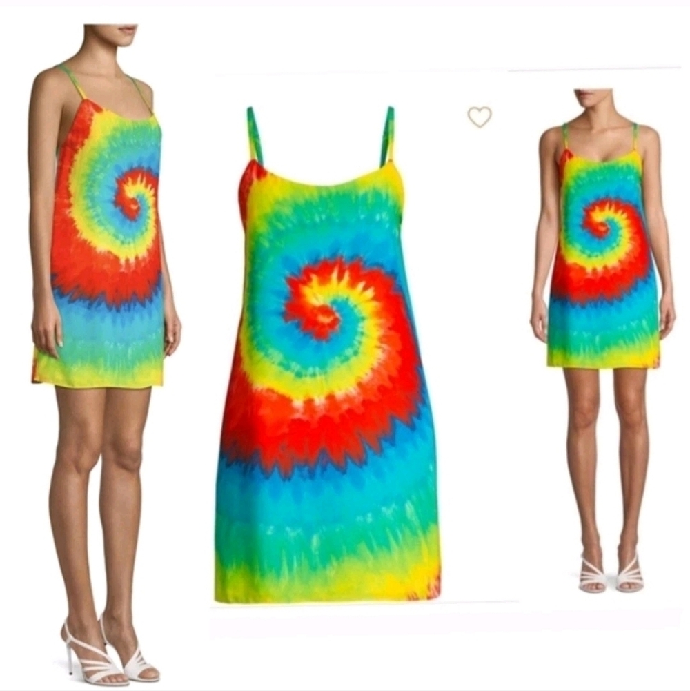 Alice + Olivia emmie tie dye mini dress SIZE Small NWT